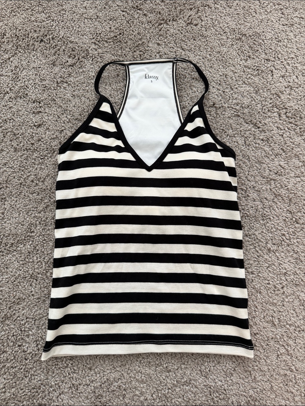 Klassy Striped Tank